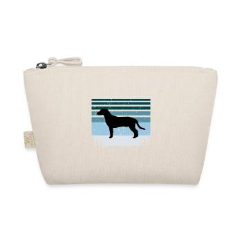 Istrian Shorthaired Hound Dog Silhouette Retro - Trousse biologique - nature - Devant