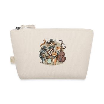 Feline Jazz Trio - Organic Pouch - nature - Front