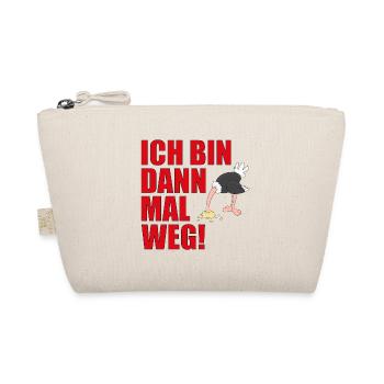 ICH BIN DANN MAL WEG! - Bio-Täschchen - Natur - Vorne