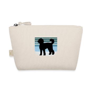 Labradoodle Dog Lover Silhouette Vintage Sunset - Trousse biologique - nature - Devant