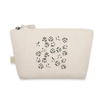 Dice - Optical Illusion - Game Night - Random - Organic Pouch - nature - Front