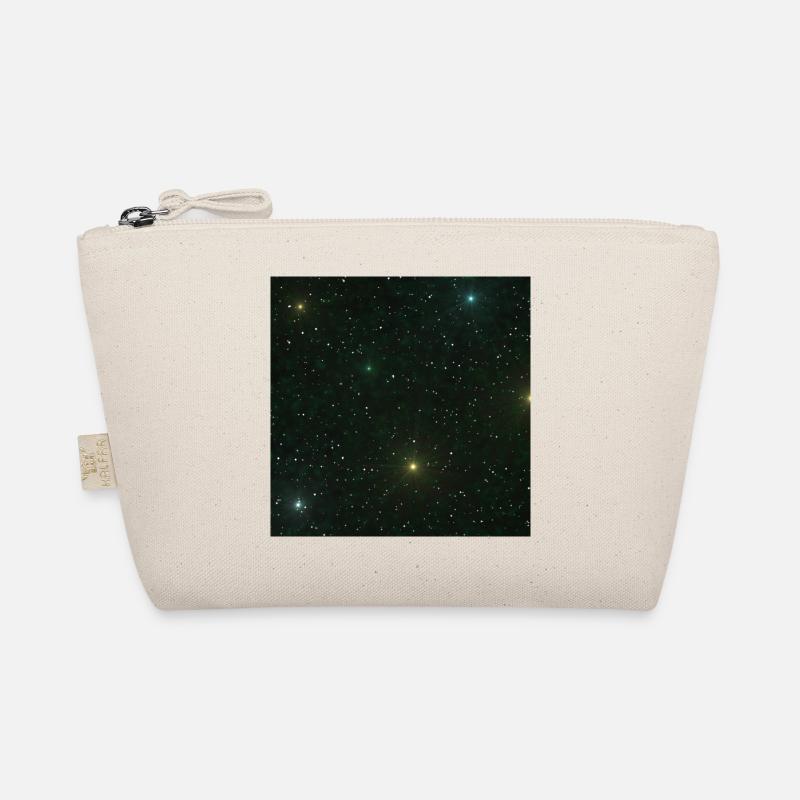 wunderschöne Naturdesigns, Sternenmuster Grüntöne Bio-Täschchen