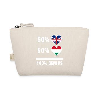 Hongrie et Grande-Bretagne 100% Genius Flag - Trousse biologique - nature - Devant