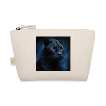 Midnight Panther in Blue Mist - Organic Pouch - nature - Front