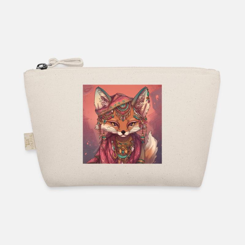 Fuchs Kunst - Bio-Täschchen - Natur