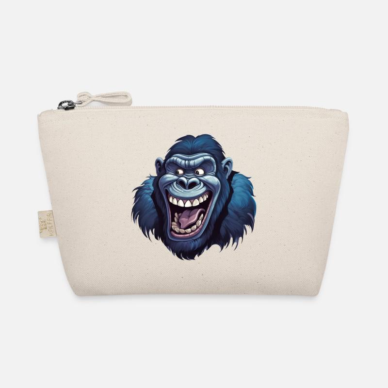 Lustiger Gorilla Grinst Bio-Täschchen