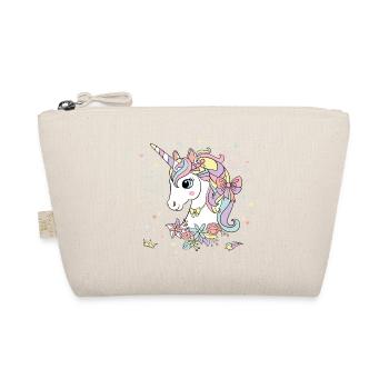 Jolie Licorne colorée pastel arc-en-ciel -couronne - Trousse biologique - nature - Devant