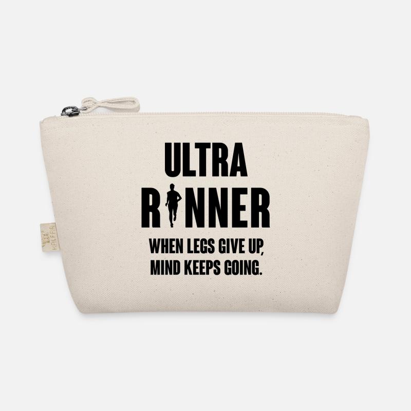 Ultra Runner. When Legs Give Up, Mind Keeps Going. Organic Pouch