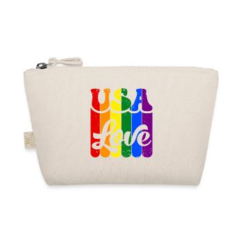 Celebrate Every Color: USA Pride Month! - Organic Pouch - nature - Front