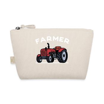 Commercial Vehicle Tractor Field Farmer Saying Organic Farmer - Organic Pouch - nature - Front