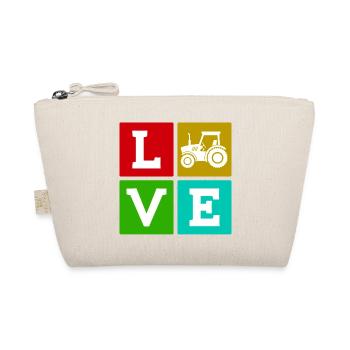 Tractor Country Life Saying Commercial Vehicle Farmer - Organic Pouch - nature - Front