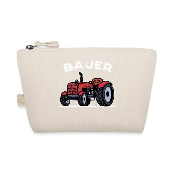 Bauer Traktor Landleben Landmaschinen Bauernhof - Bio-Täschchen - Natur - Vorne