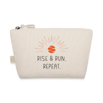 Rise and Run. Repeat. - Organic Pouch - nature - Front