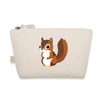 Squirrel - Organic Pouch - nature - Front