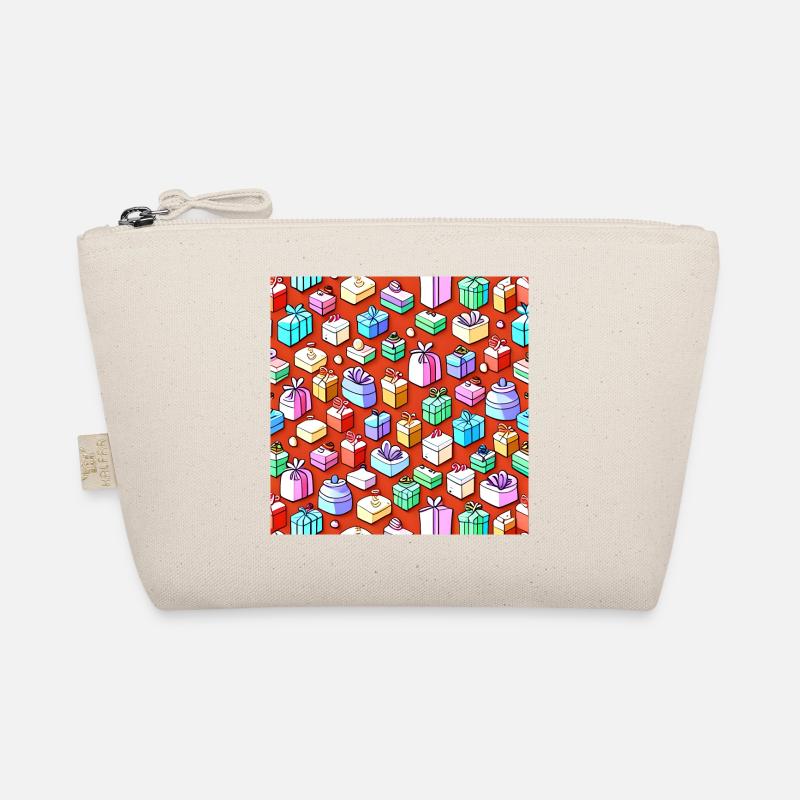 Colorful Presents Pattern Organic Pouch