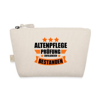 Altenpflege Ausbildung Abschluss Prüfung bestanden - Bio-Täschchen - Natur - Vorne