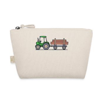 Biobauer Trecker Statement Traktor Nutzfahrzeug - Bio-Täschchen - Natur - Vorne