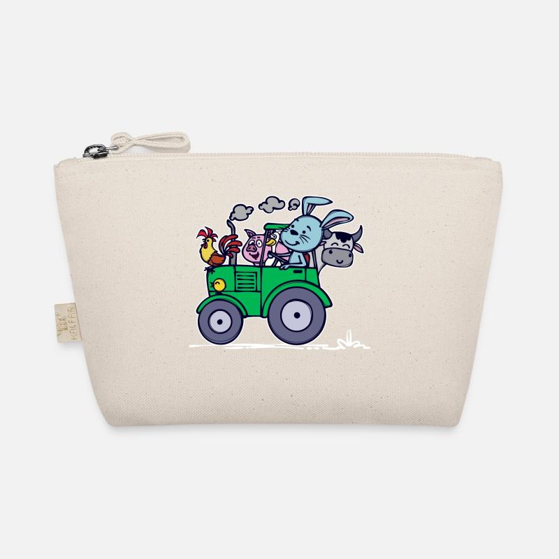 Landmaschinen Statement Ackerbau Bauernhof Traktor Bio-Täschchen