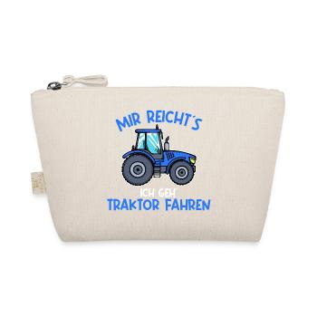 Kraftfahrzeug Traktor Fahrzeug Landwirt Bauernhof - Bio-Täschchen - Natur - Vorne