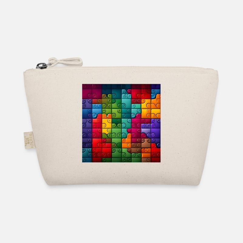 Modèle de puzzle arc-en-ciel coloré - Trousse biologique - nature