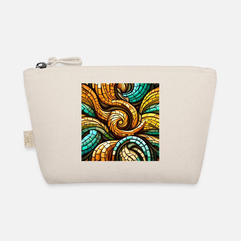 Triskelion Mosaic - Organic Pouch - nature