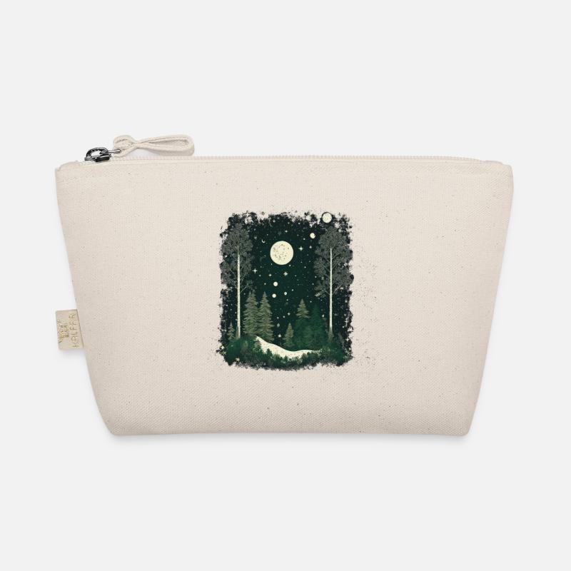 Forest under full moon Organic Pouch