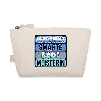 Bademeisterin - Schwimmmeisterin - SCHWIMMEN - Bio-Täschchen - Natur - Vorne