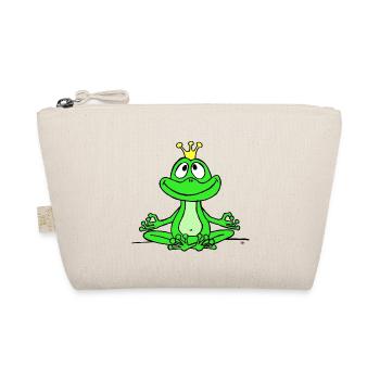 Yoga-Frosch - Bio-Täschchen - Natur - Vorne