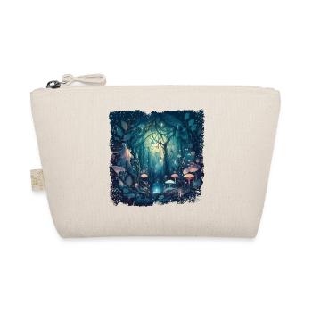 Enchanting fairytale forest with enchanted mushrooms - Organic Pouch - nature - Front
