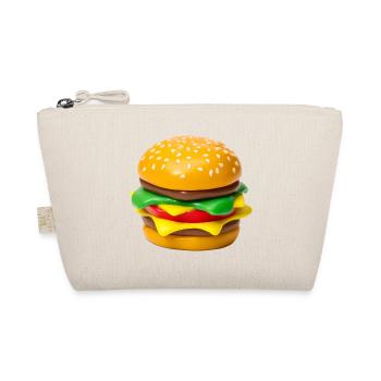 Hamburger Po Art Print - Organic Pouch - nature - Front