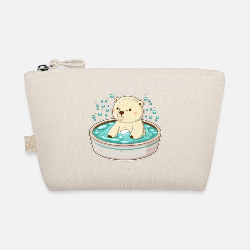 Relaxing Polar Bear Organic Pouch