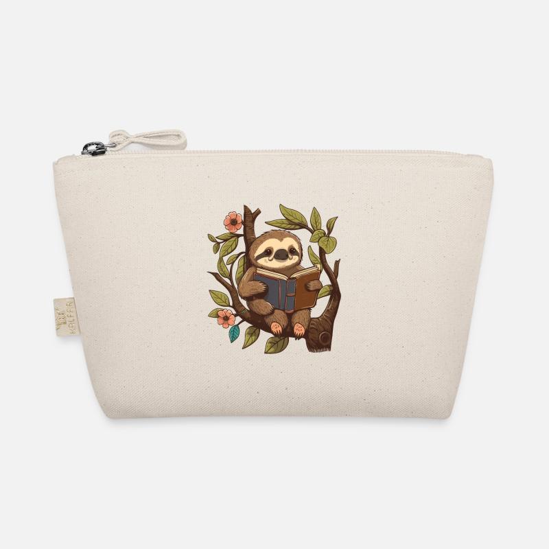 Reading Sloth Organic Pouch
