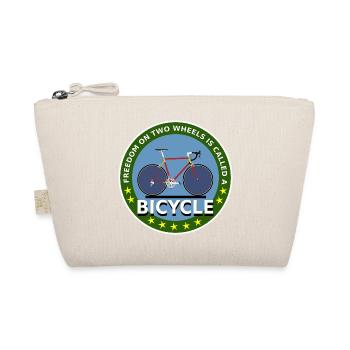bicycle road bike ultimate freedom bike ride - Organic Pouch - nature - Front