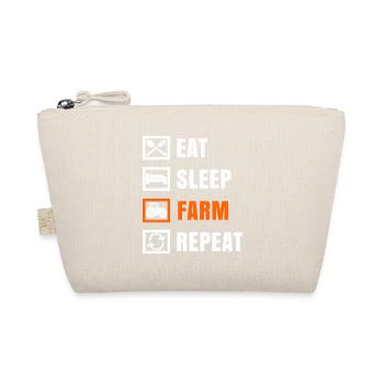 Tractor Agricultural Machinery Farm Saying Field Farmer - Organic Pouch - nature - Front