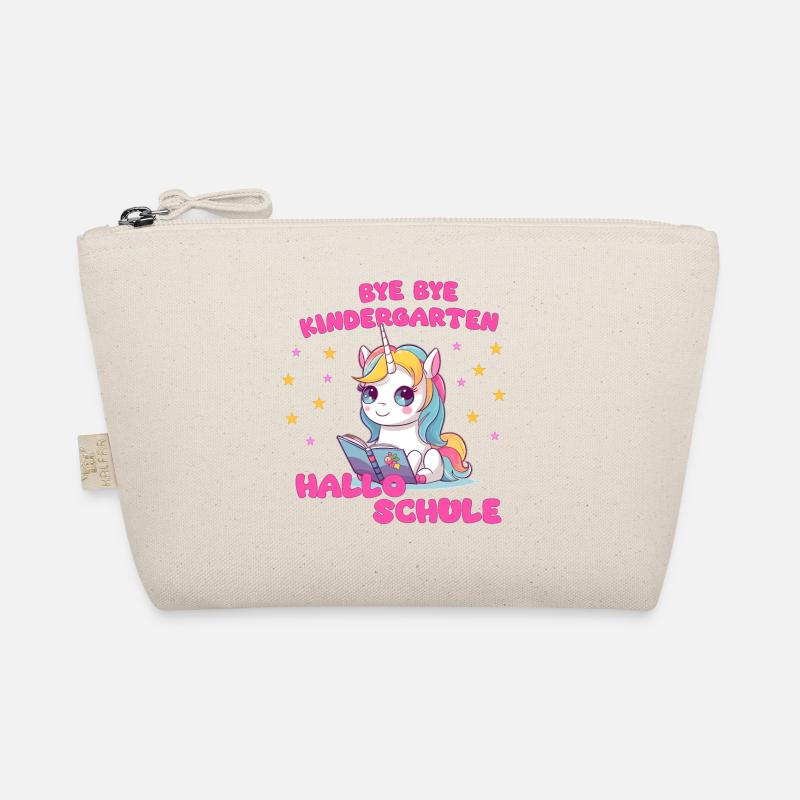 Kindergarten Einhorn - Bio-Täschchen - Natur