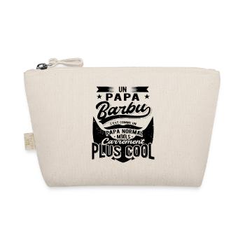 Je suis un papa barbu - Trousse biologique - nature - Devant
