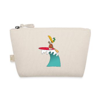STAND UP PADDLING - WELLENREITER - SURFER - ENTE - Bio-Täschchen - Natur - Vorne