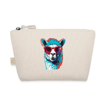 Lama drôle avec des lunettes de soleil - Trousse biologique - nature - Devant