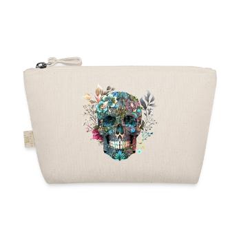 Mexican skull, flowers, skull, skull - Organic Pouch - nature - Front