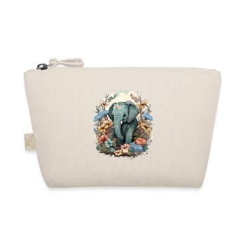L’éléphant parmi les fleurs - Trousse biologique - nature - Devant
