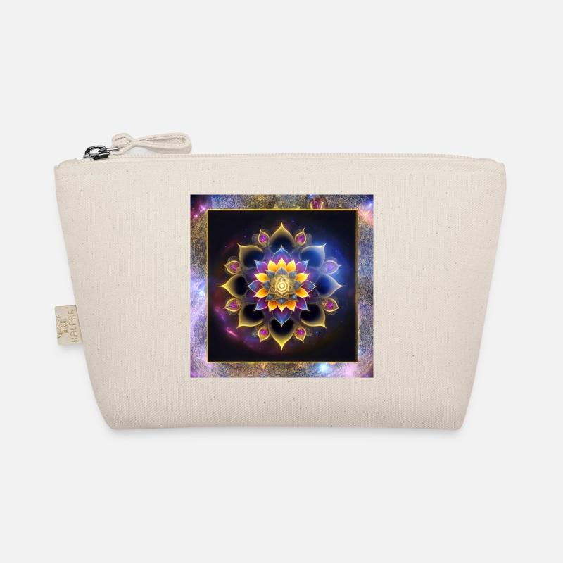 Mandala Lotusblume Bio-Täschchen