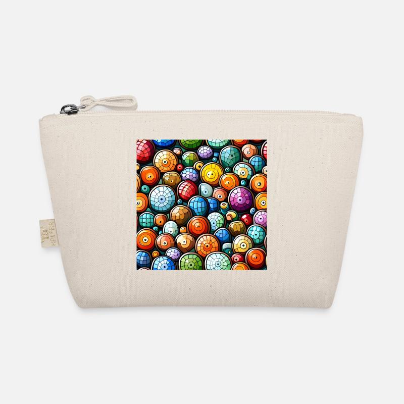 Murakami Mosaic Pattern Organic Pouch