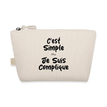 C'est Simple Mais Je suis Compliqué - Trousse biologique - nature - Devant