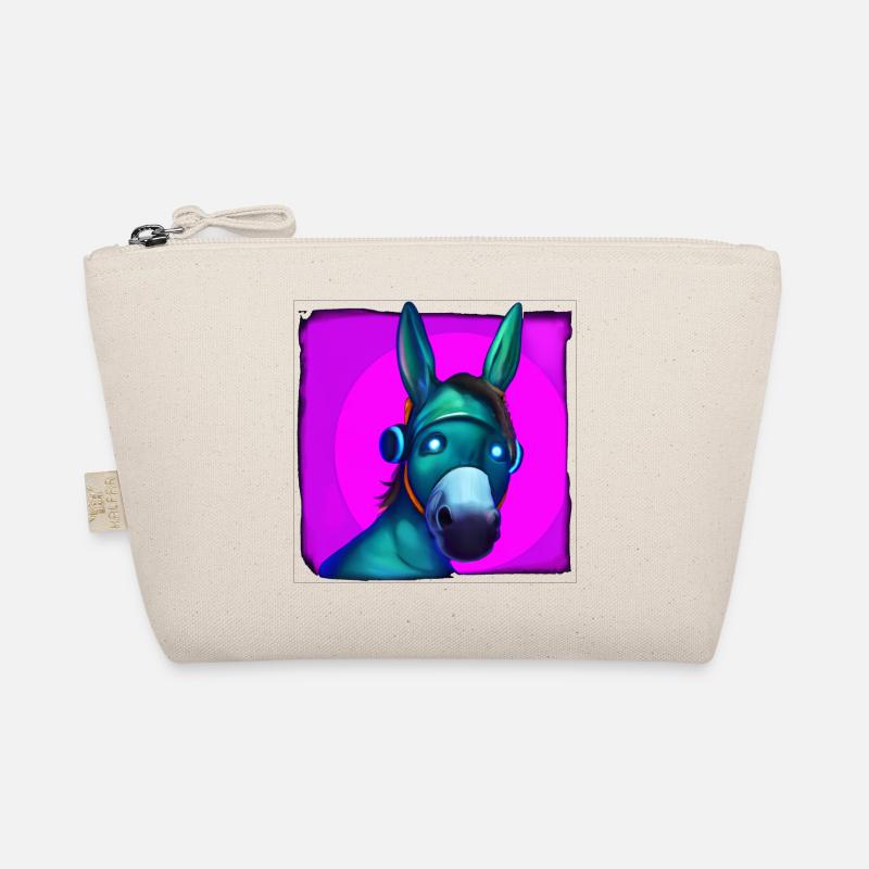 Synthwave Donkey Organic Pouch