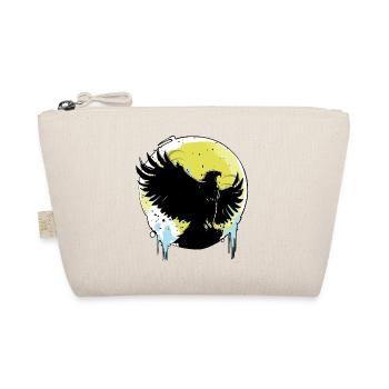 Adler vor Vollmond - Bio-Täschchen - Natur - Vorne