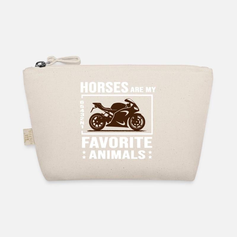 Motorcycle Motorbiker Ghostrider One Down Five Up Organic Pouch