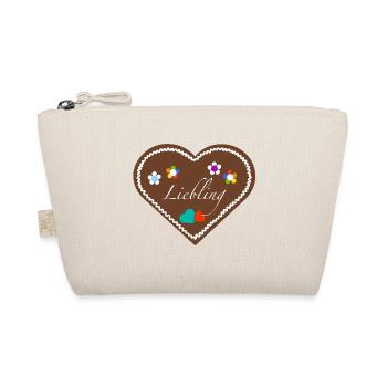 "Jahrmarkt-Liebe"Liebling div - Bio-Täschchen - Natur - Vorne