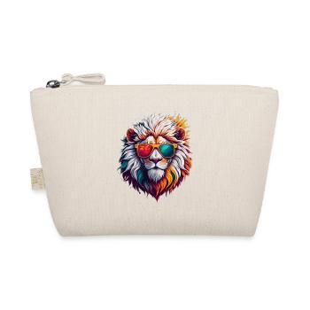 Lion à lunettes de soleil néon - Trousse biologique - nature - Devant