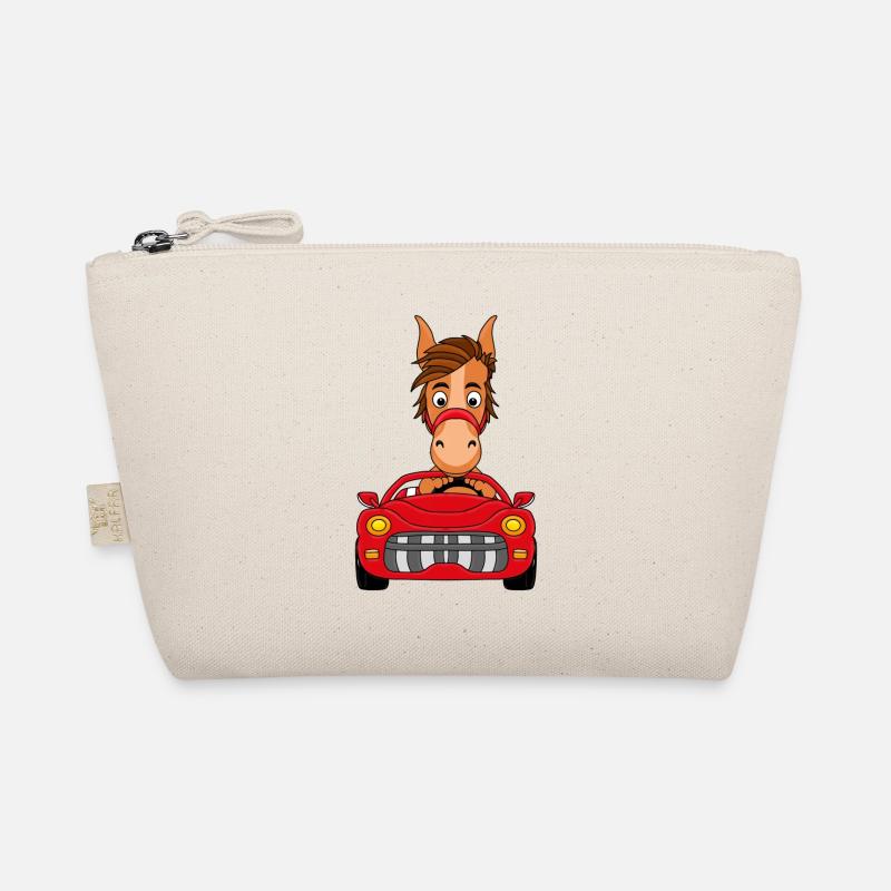 AUTO - CABRIO - PONY - PFERD - TIER - TIERISCH Bio-Täschchen