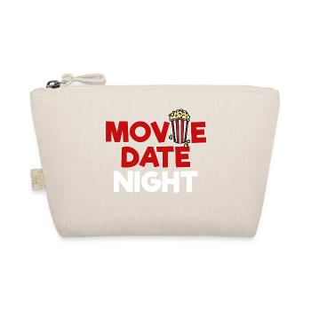 Popcorn Statement Movies Cinema Night Streaming - Organic Pouch - nature - Front